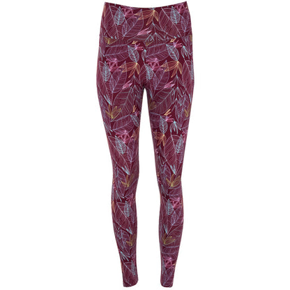 innovateQ Best-Preis-Garantie: Damen Sportleggins knochellang bedruckt CIRENE LG0399 mondlichtblaues blatt