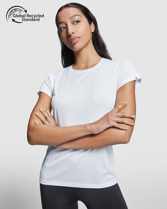 innovateQ Best-Preis-Garantie: Technisches Kurzarm-T-Shirt aus CONTROL DRY Gewebe aus recyceltem Polyester IMOLA WOMAN CA0428 weiss