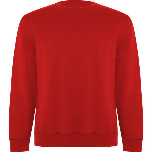 innovateQ Best-Preis-Garantie: Unisex-Sweatshirt aus gekammter Bio-Baumwolle und recyceltem Polyester BATIAN SU1071 rot