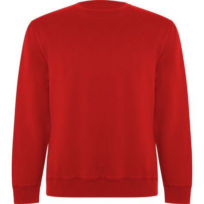 innovateQ Best-Preis-Garantie: Unisex-Sweatshirt aus gekammter Bio-Baumwolle und recyceltem Polyester BATIAN SU1071 rot