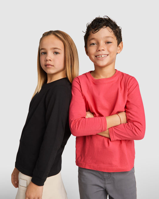 innovateQ Best-Preis-Garantie: Kinder T-Shirt langarm POINTER CHILD CA1205 weiss