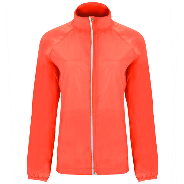 innovateQ Best-Preis-Garantie: Leichter atmungsaktiver WindbreakerKragen mit Nahtabdeckungen GLASGOW WOMAN CV5051 fluor koral