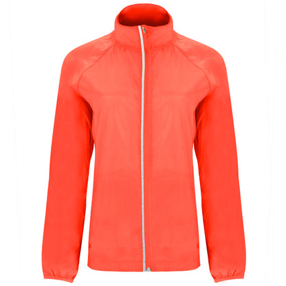 innovateQ Best-Preis-Garantie: Leichter atmungsaktiver WindbreakerKragen mit Nahtabdeckungen GLASGOW WOMAN CV5051 fluor koral