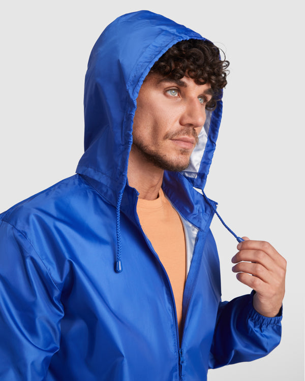 innovateQ Best-Preis-Garantie: Regenjacke mit Stehkragen und herausnehmbarer  Kapuze mit Kordelzug ESCOCIA CB5074 rot