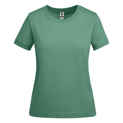 innovateQ Best-Preis-Garantie: Dickes kurzarmeliges Damen-T-Shirt aus Baumwolle VEZA WOMAN CA6563 weiss