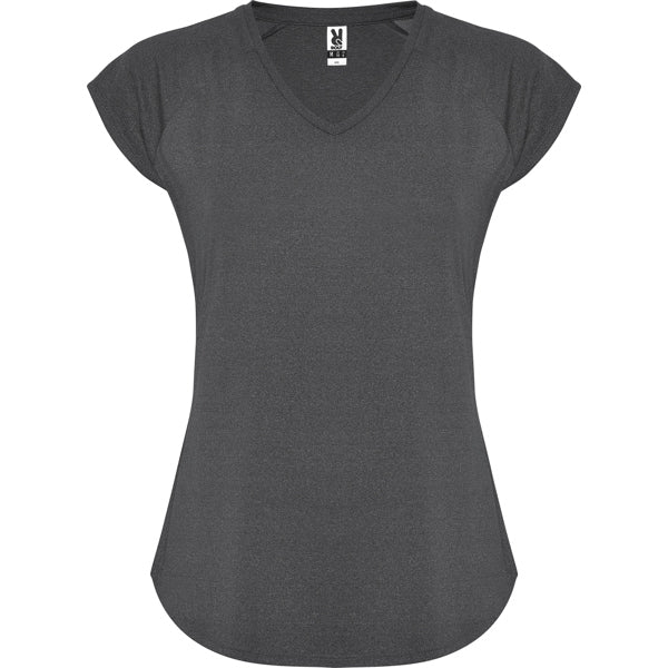 innovateQ Best-Preis-Garantie: Damen Funktions-Sport-Shirt enganliegend AVUS CA6658 heather ebony