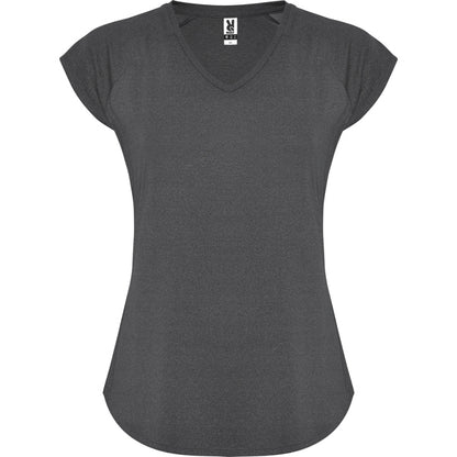 innovateQ Best-Preis-Garantie: Damen Funktions-Sport-Shirt enganliegend AVUS CA6658 heather ebony