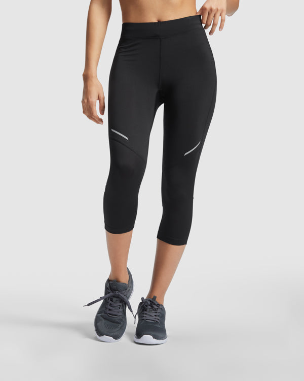 innovateQ Best-Preis-Garantie: Damen Funktions- und Sportleggin in Knielange ICARIA WOMAN LG6695 schwarz