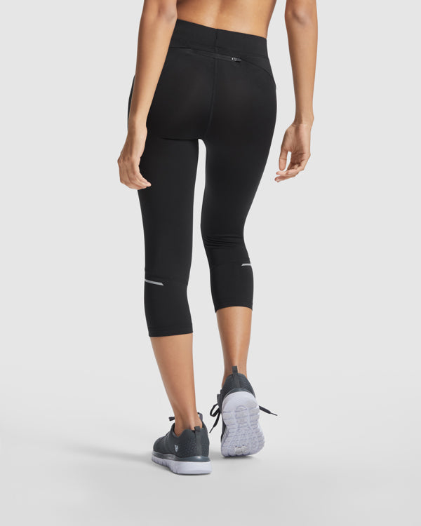 innovateQ Best-Preis-Garantie: Damen Funktions- und Sportleggin in Knielange ICARIA WOMAN LG6695 schwarz