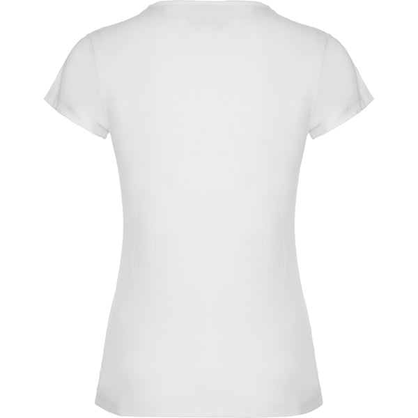 innovateQ Best-Preis-Garantie: Damen T-Shirt mit eingefasstem Rundhalsausschnitt in feinem Rippstrick BALI CA6597 weiss