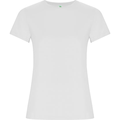 innovateQ Best-Preis-Garantie: Figurbetontes Kurzarm-Damen T-Shirt aus Bio-Baumwolle GOLDEN WOMAN CA6696 schwarz