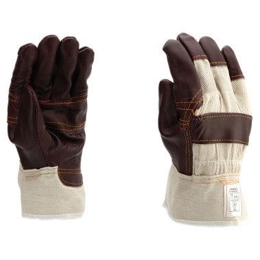Best-Preis-Garantie:  Handschuhe für Verladearbeiten mit Handfläche aus gepresstem Rindleder 2055K DW