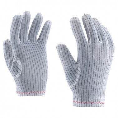 Best-Preis-Garantie:  Kohlefaserngestreifte Nylon ESD Handschuhe DUCKBILL-DEN