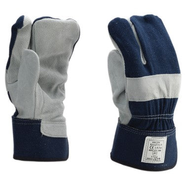 Best-Preis-Garantie:  Drei-Finger-Handschuh Handfläche aus Rindspaltleder 1013N